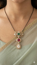 Emerald Ruby Designer Mangalsutra