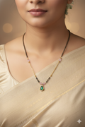 Elegant Black Bead Mangalsutra – Minimal Everyday Grace